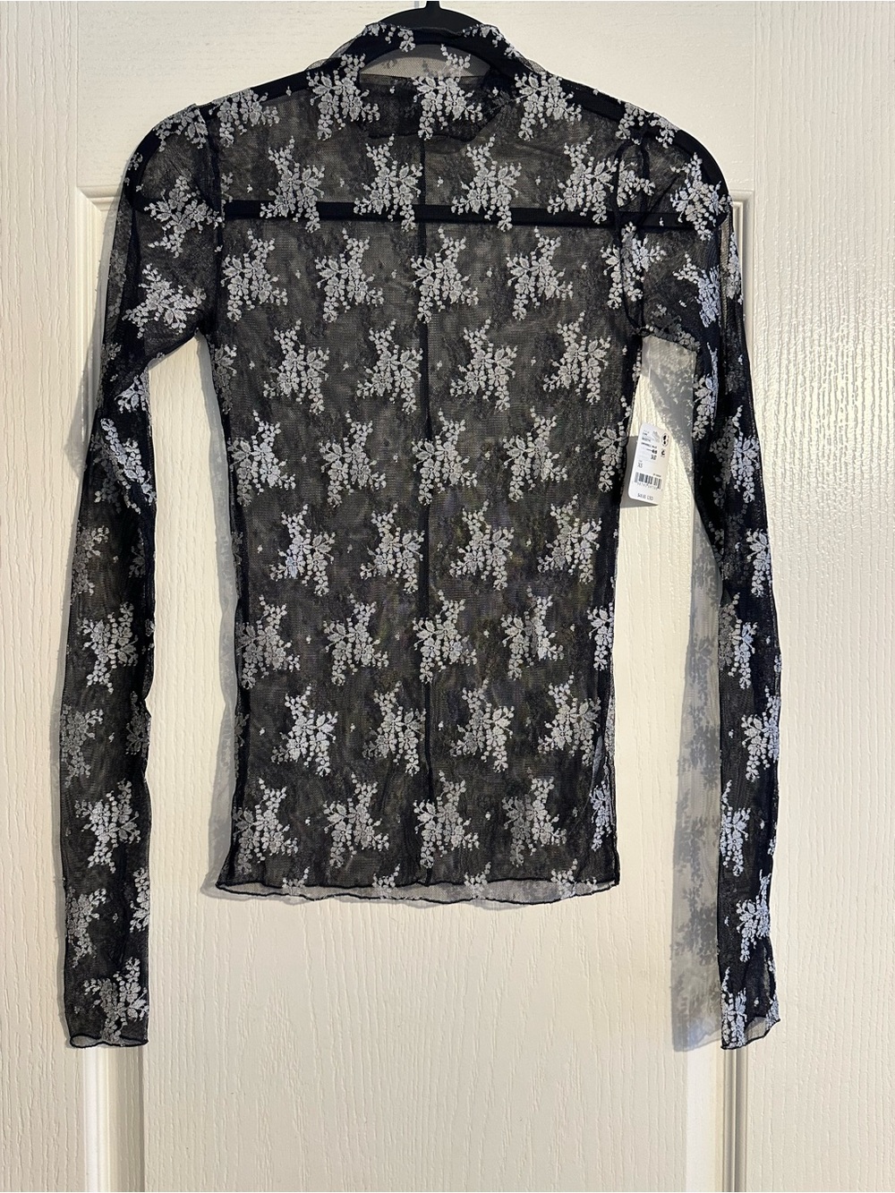 Free People Two Tone Lady Lux Top in Thunderstorm Combo